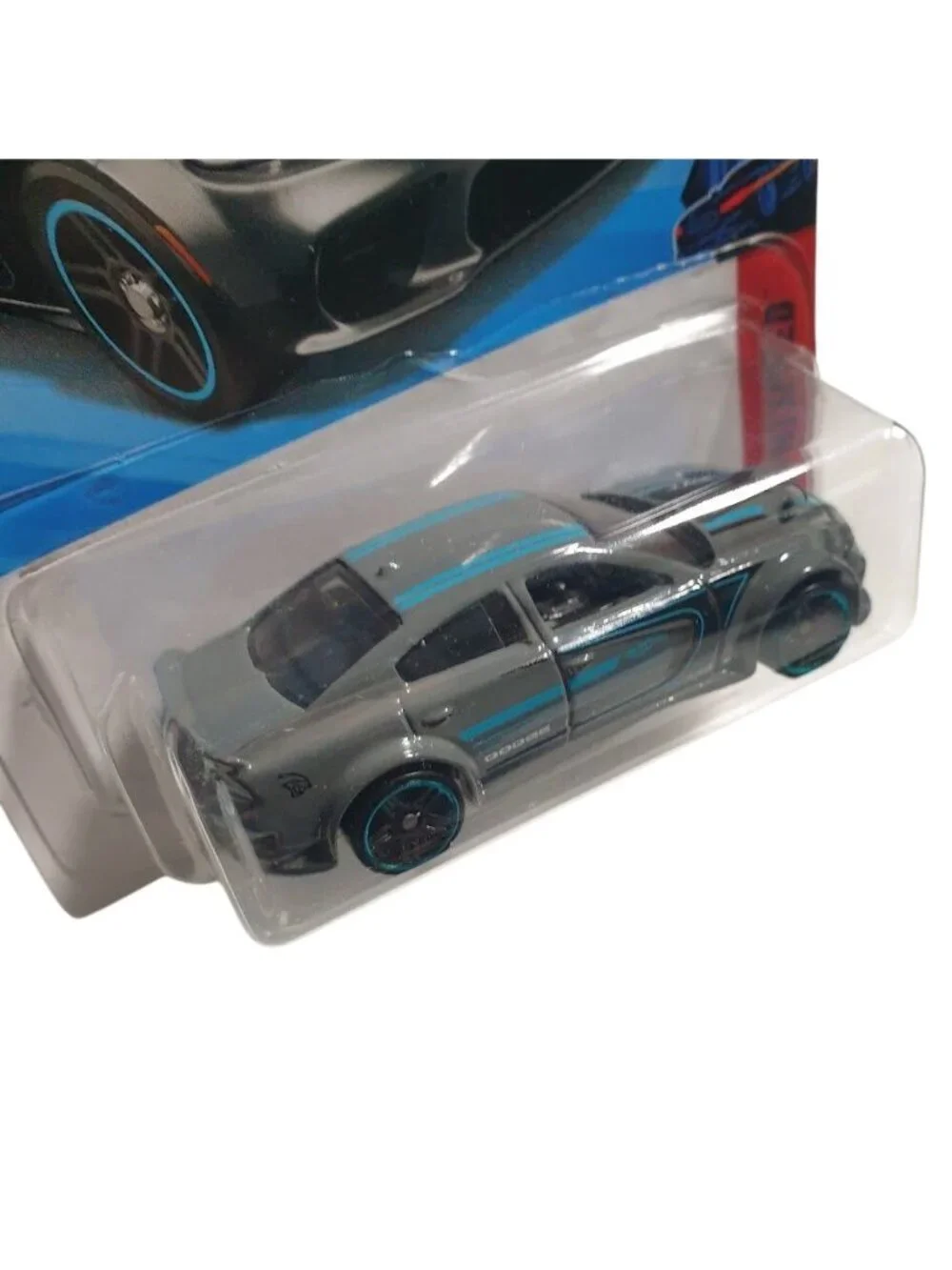 Hot Wheels 20 Dodge Charger Hellcat Nightspeed Gray Blue Collectors Edition